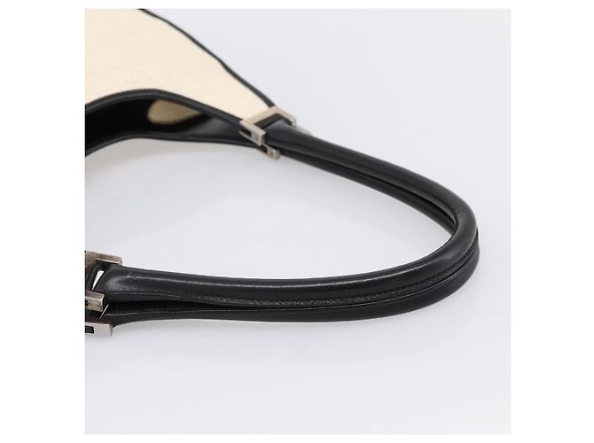 Borsa GUCCI Jackie Canvas Beige Silver 002 1067 Auth 198454 Argento - vista 7