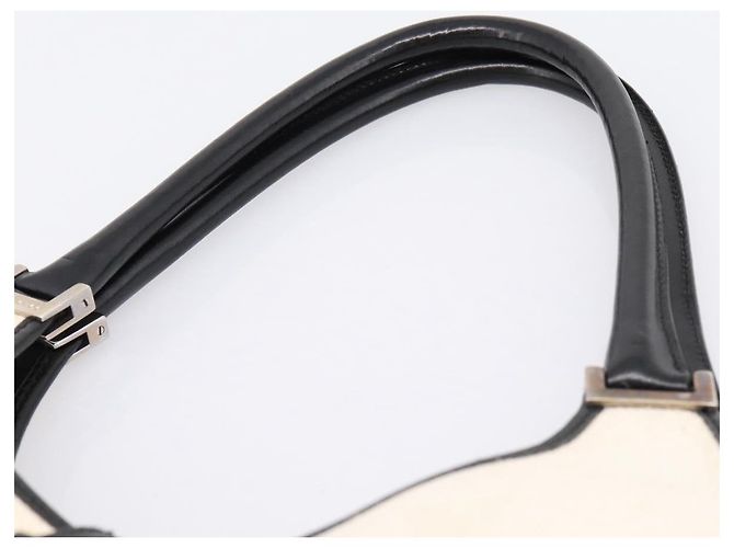 Borsa GUCCI Jackie Canvas Beige Silver 002 1067 Auth 198454 Argento - vista 8