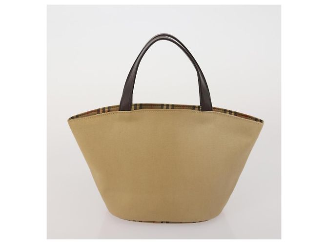 Borsa Burberrys Nova Check Blue Label Canvas Pelle 2way 3 Set Nero Auth bs36794 Beige Blu navy - vista 10