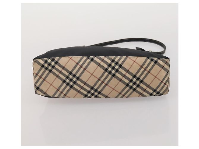 Borsa Burberrys Nova Check Blue Label Canvas Pelle 2way 3 Set Nero Auth bs36794 Beige Blu navy - vista 21
