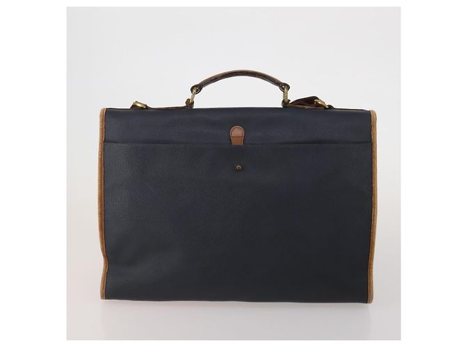 Borsa Burberrys Nova Check Blue Label Canvas Pelle 2way 3 Set Nero Auth bs36794 Beige Blu navy - vista 3