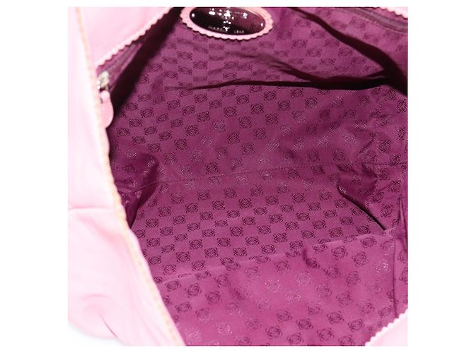 Borsa Tote LOEWE Pelle Rosa Argento Auth 198452 - vista 11