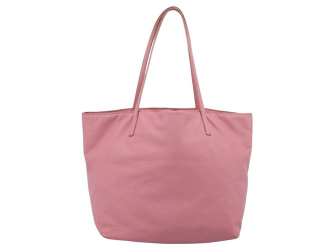 Borsa Tote LOEWE Pelle Rosa Argento Auth 198452 - vista 2