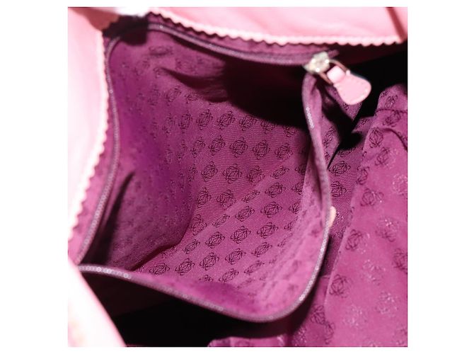 Borsa Tote LOEWE Pelle Rosa Argento Auth 198452 - vista 21