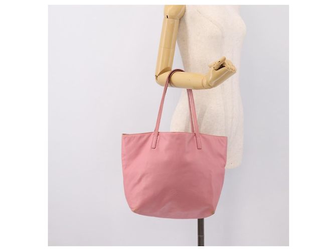 Borsa Tote LOEWE Pelle Rosa Argento Auth 198452 - vista 22