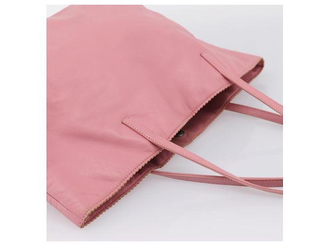 Borsa Tote LOEWE Pelle Rosa Argento Auth 198452 - vista 6