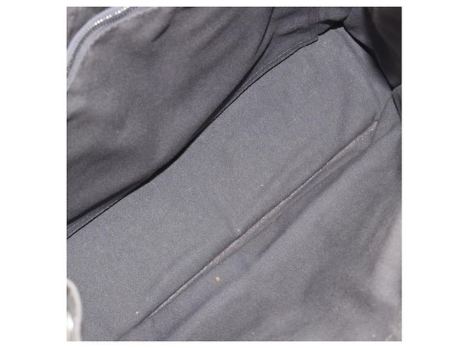 Hermès Borsa HERMES Fourre Tout PM Canvas Grigio Argento Auth 196919A Marrone - vista 15