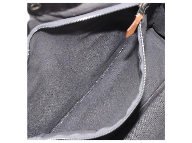 Hermès Borsa HERMES Fourre Tout PM Canvas Grigio Argento Auth 196919A Marrone - vista 19