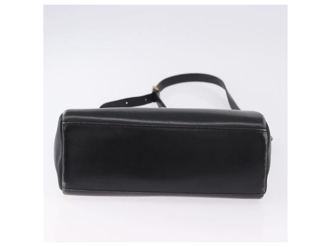 Borsa Salvatore Ferragamo in pelle 2way nera tono oro Auth 198519 Nero - vista 12