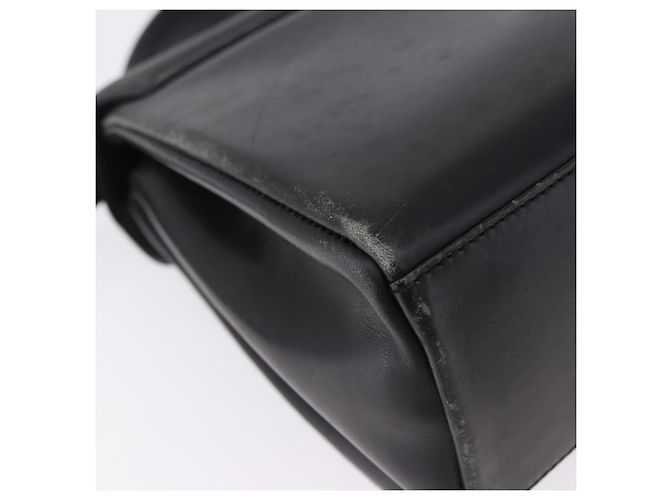 Borsa Salvatore Ferragamo in pelle 2way nera tono oro Auth 198519 Nero - vista 15