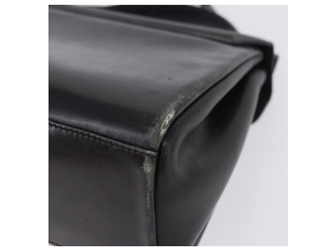 Borsa Salvatore Ferragamo in pelle 2way nera tono oro Auth 198519 Nero - vista 16
