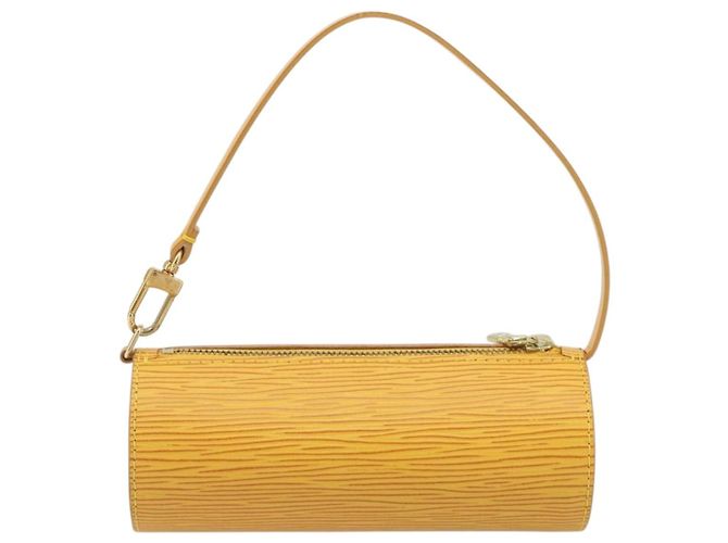 LOUIS VUITTON Epi Soufflot Pouch Yellow LV Auth 197149A Giallo - vista 2