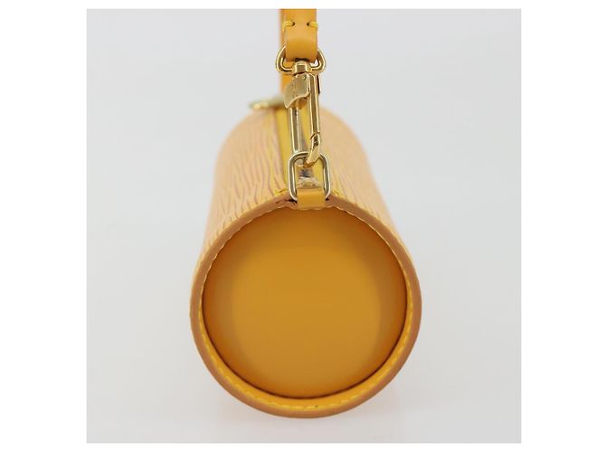 LOUIS VUITTON Epi Soufflot Pouch Yellow LV Auth 197149A Giallo - vista 3