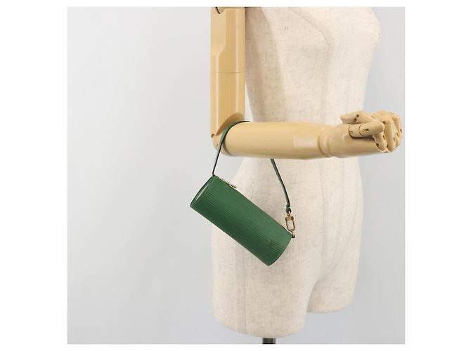 Pouch LOUIS VUITTON Epi Soufflot Green LV Auth 195554A Verde - vista 21