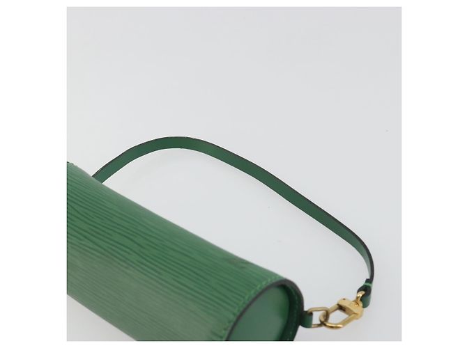 Pouch LOUIS VUITTON Epi Soufflot Green LV Auth 195554A Verde - vista 8