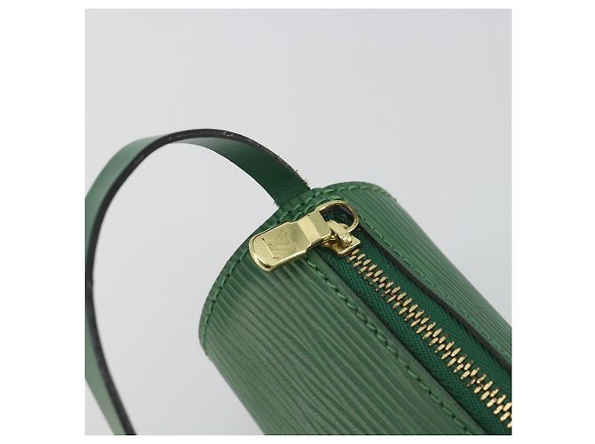 Pouch LOUIS VUITTON Epi Soufflot Green LV Auth 195554A Verde - vista 9