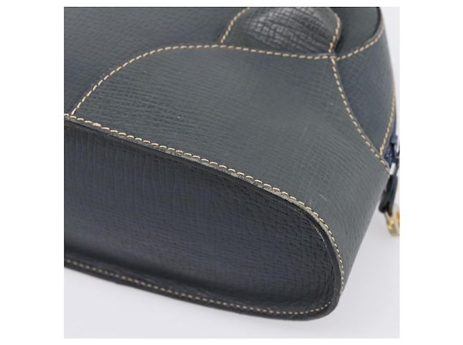 Borsa a mano LOEWE in pelle blu navy tono oro Auth ep15784 - vista 15