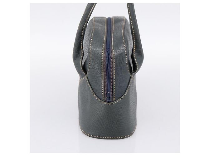 Borsa a mano LOEWE in pelle blu navy tono oro Auth ep15784 - vista 4