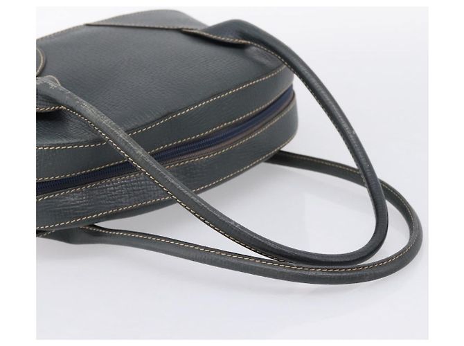 Borsa a mano LOEWE in pelle blu navy tono oro Auth ep15784 - vista 7