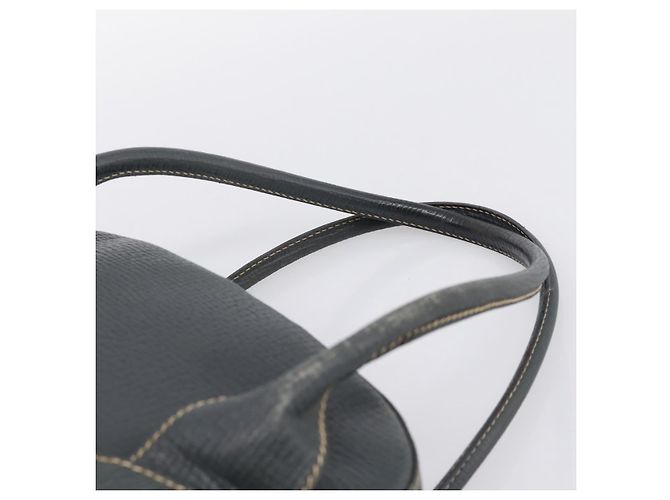Borsa a mano LOEWE in pelle blu navy tono oro Auth ep15784 - vista 8