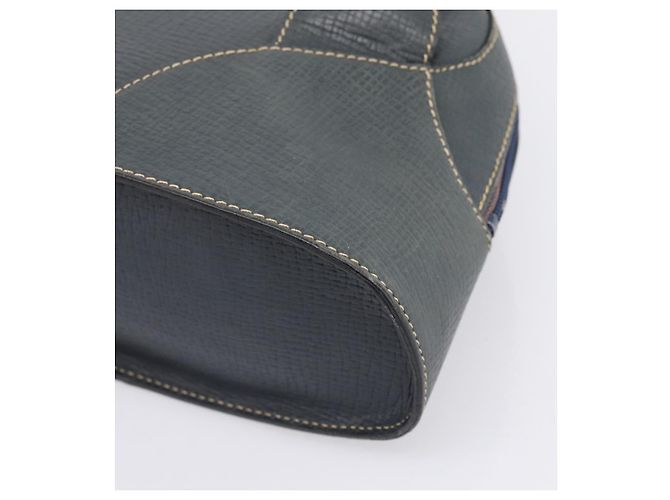 Borsa a mano LOEWE in pelle blu navy tono oro Auth ep15784 - vista 9