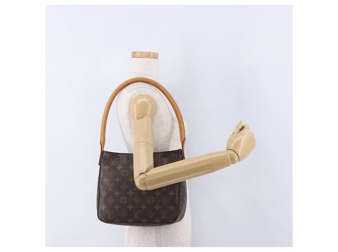 Borsa a tracolla LOUIS VUITTON Monogram Looping MM M51146 LV Auth 195569V Monogramma - vista 24