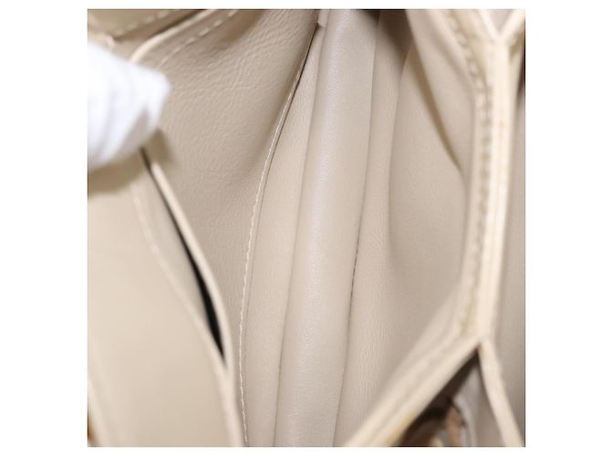 LOUIS VUITTON Monogram Charm Mini Linda Hand Bag Ivory LV Auth 196930M Crudo - vista 10