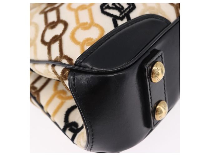 LOUIS VUITTON Monogram Charm Mini Linda Hand Bag Ivory LV Auth 196930M Crudo - vista 15