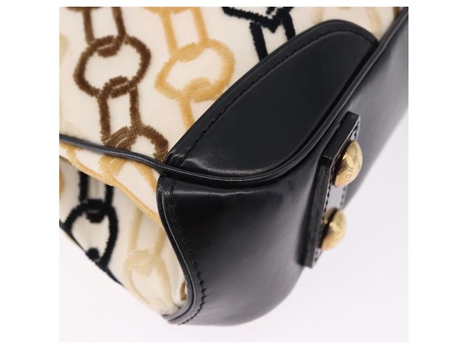 LOUIS VUITTON Monogram Charm Mini Linda Hand Bag Ivory LV Auth 196930M Crudo - vista 17