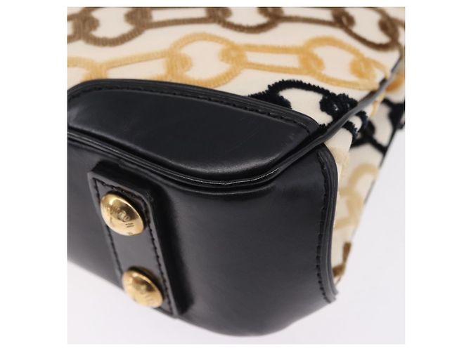 LOUIS VUITTON Monogram Charm Mini Linda Hand Bag Ivory LV Auth 196930M Crudo - vista 18