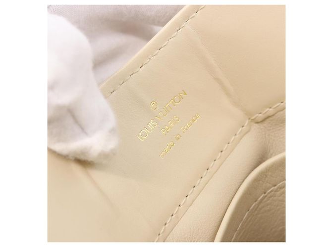 LOUIS VUITTON Monogram Charm Mini Linda Hand Bag Ivory LV Auth 196930M Crudo - vista 21