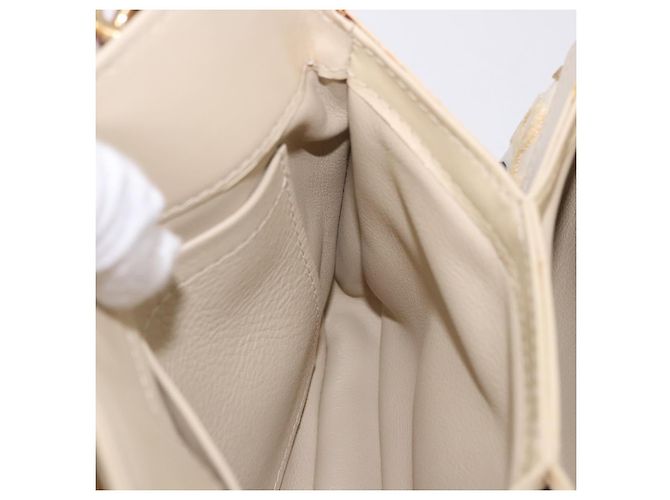 LOUIS VUITTON Monogram Charm Mini Linda Hand Bag Ivory LV Auth 196930M Crudo - vista 22