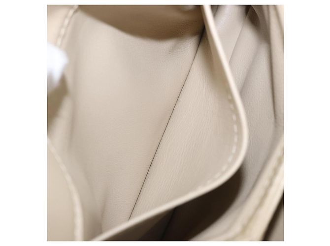 LOUIS VUITTON Monogram Charm Mini Linda Hand Bag Ivory LV Auth 196930M Crudo - vista 28
