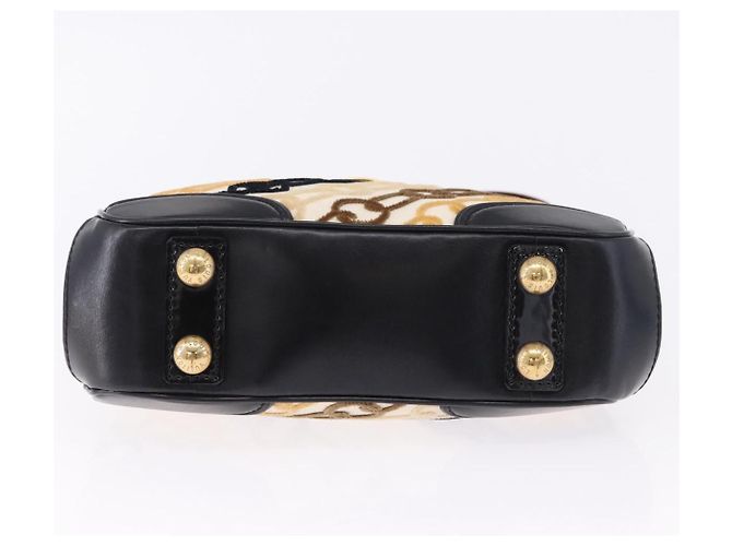 LOUIS VUITTON Monogram Charm Mini Linda Hand Bag Ivory LV Auth 196930M Crudo - vista 7