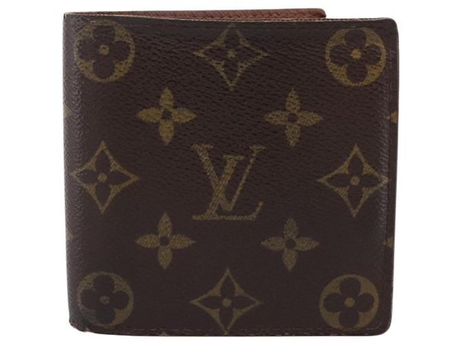 LOUIS VUITTON Monogram PortefeuilleMarco Bifold Wallet M61675 LV Auth 198785 Monograma - vista 13