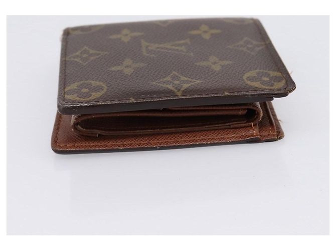 LOUIS VUITTON Monogram PortefeuilleMarco Bifold Wallet M61675 LV Auth 198785 Monograma - vista 3