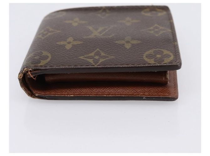 LOUIS VUITTON Monogram PortefeuilleMarco Bifold Wallet M61675 LV Auth 198785 Monograma - vista 6