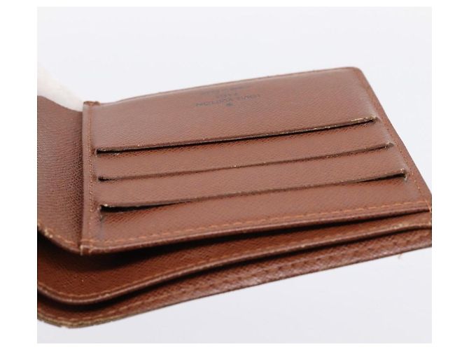 LOUIS VUITTON Monogram PortefeuilleMarco Bifold Wallet M61675 LV Auth 198785 Monograma - vista 9