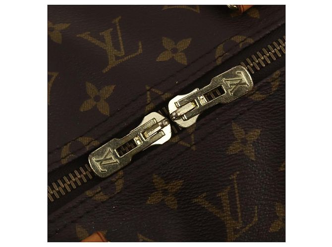 LOUIS VUITTON Monogram Keepall 55 Boston Bag M41424 LV Auth 193350A Monogramm - Ansicht 10