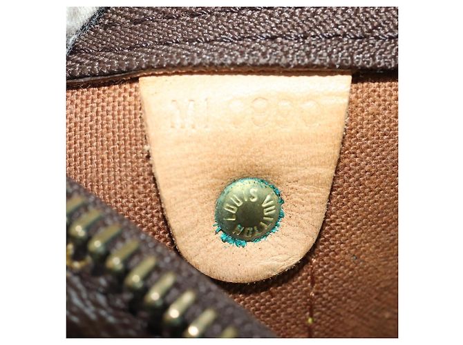 LOUIS VUITTON Monogram Keepall 55 Boston Bag M41424 LV Auth 193350A Monogramm - Ansicht 12