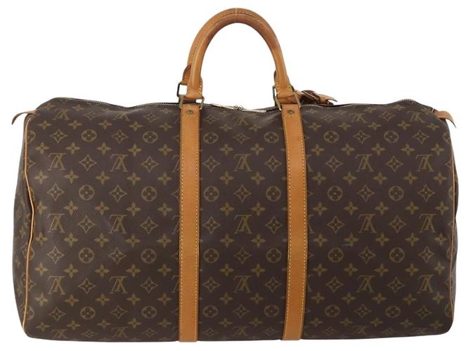 LOUIS VUITTON Monogram Keepall 55 Boston Bag M41424 LV Auth 193350A Monogramm - Ansicht 2