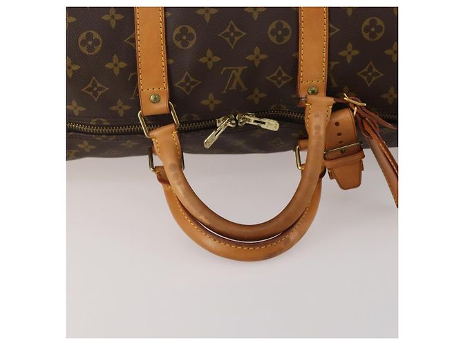 LOUIS VUITTON Monogram Keepall 55 Boston Bag M41424 LV Auth 193350A Monogramm - Ansicht 7