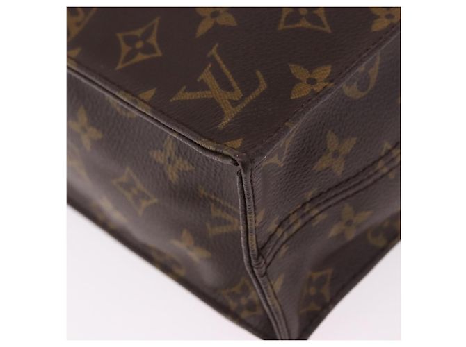LOUIS VUITTON Monogram Sac Plat Hand Bag M51140 LV Auth 196332 Monogramma - vista 15