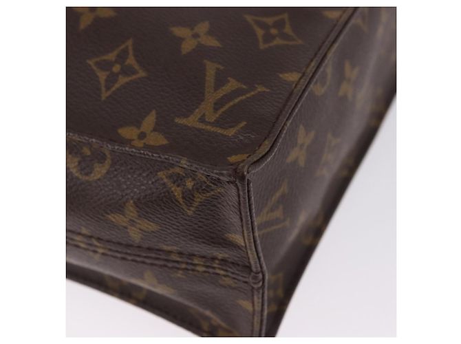 LOUIS VUITTON Monogram Sac Plat Hand Bag M51140 LV Auth 196332 Monogramma - vista 16
