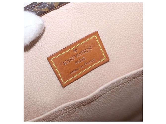 LOUIS VUITTON Monogram Sac Plat Hand Bag M51140 LV Auth 196332 Monogramma - vista 17