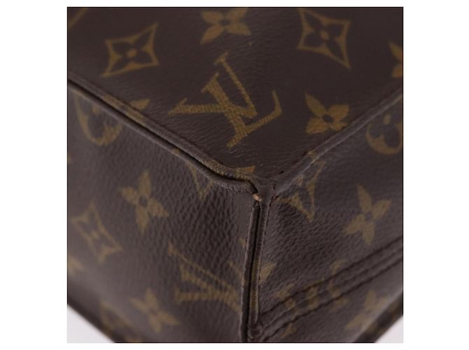 LOUIS VUITTON Monogram Sac Plat Hand Bag M51140 LV Auth 196332 Monogramma - vista 9