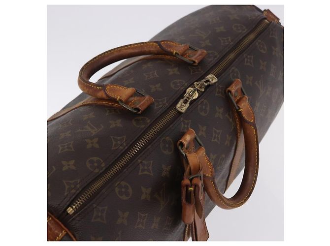 LOUIS VUITTON Monogram Keepall Bandouliere 45 Borsa Boston M41418 LV Auth 195177 Monogramma - vista 8