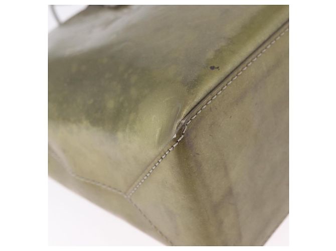 Borsa LOUIS VUITTON Monogram Vernis Wilshire PM Gris Art Deco M91627 Auth 197033 Grigio - vista 15