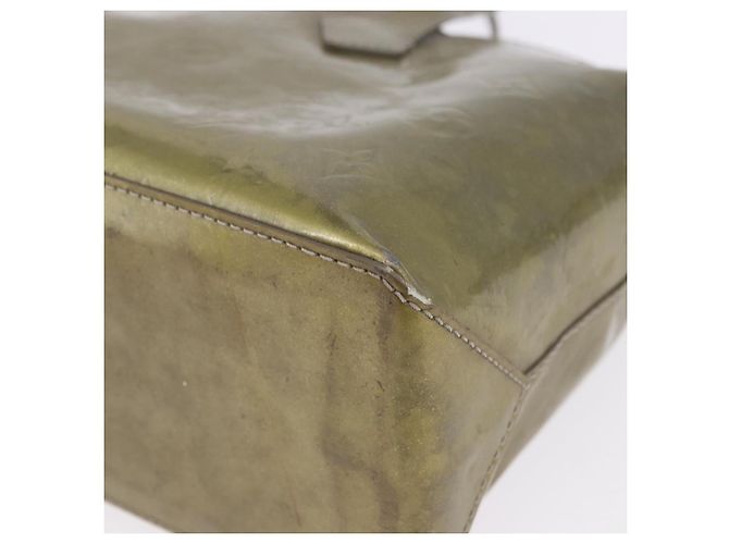 Borsa LOUIS VUITTON Monogram Vernis Wilshire PM Gris Art Deco M91627 Auth 197033 Grigio - vista 16