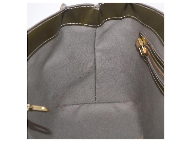 Borsa LOUIS VUITTON Monogram Vernis Wilshire PM Gris Art Deco M91627 Auth 197033 Grigio - vista 20